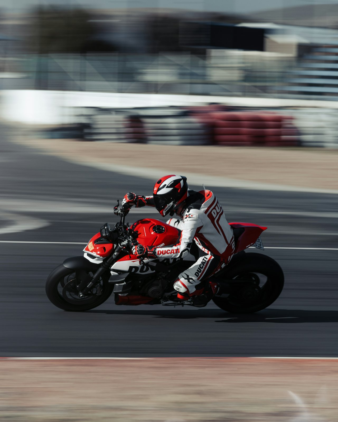 Vintage and modern race bikes