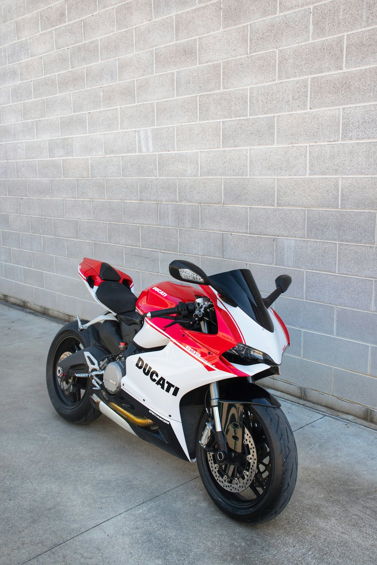 A lineup of new motorcycles