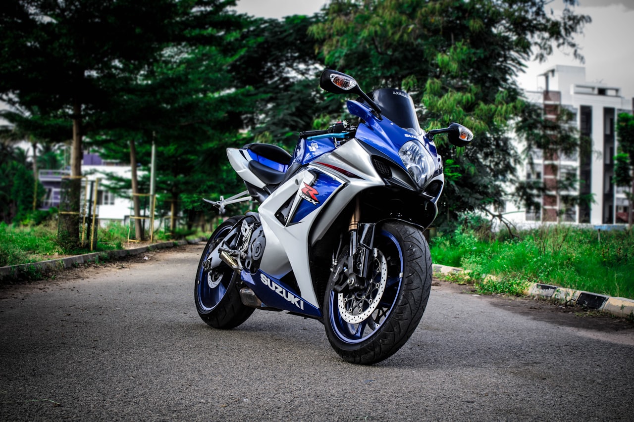 Futuristic electric motorcycle concept